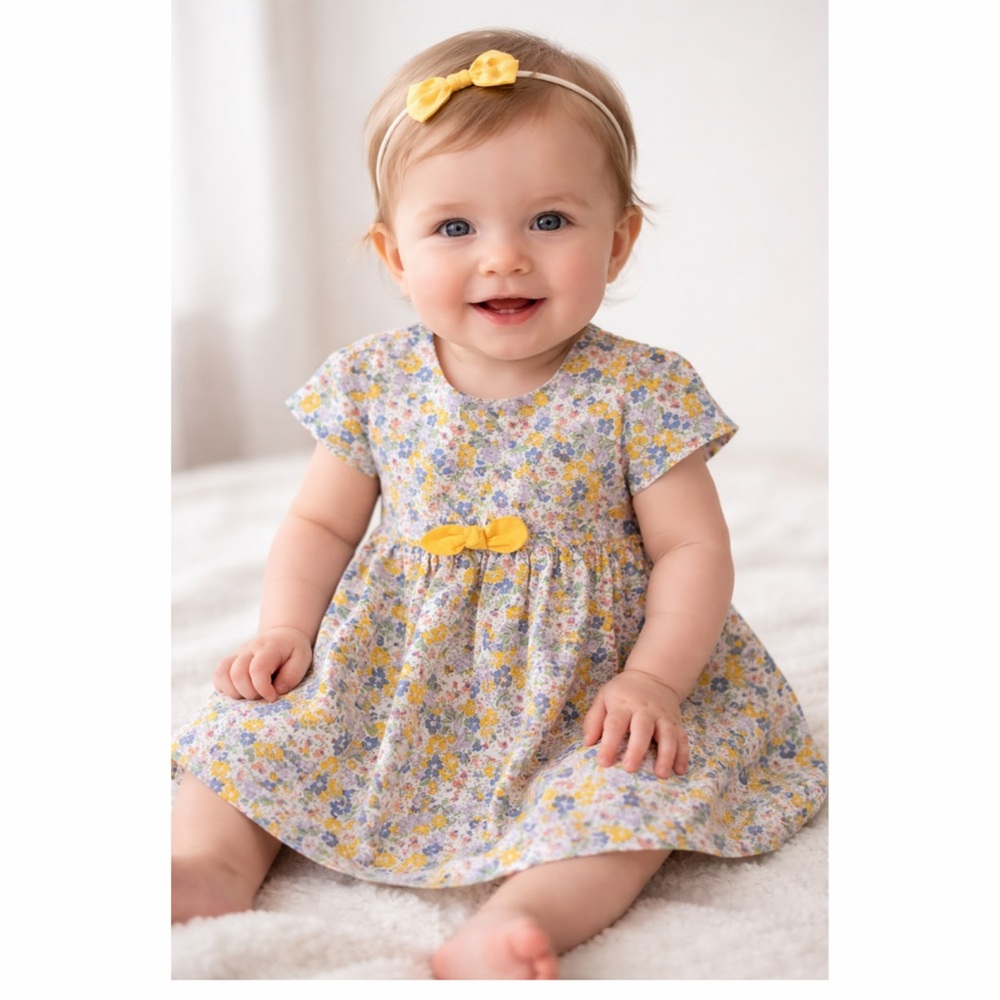 OshKosh B’gosh 12M‎ Floral Dress w/ Bloomers NWT
